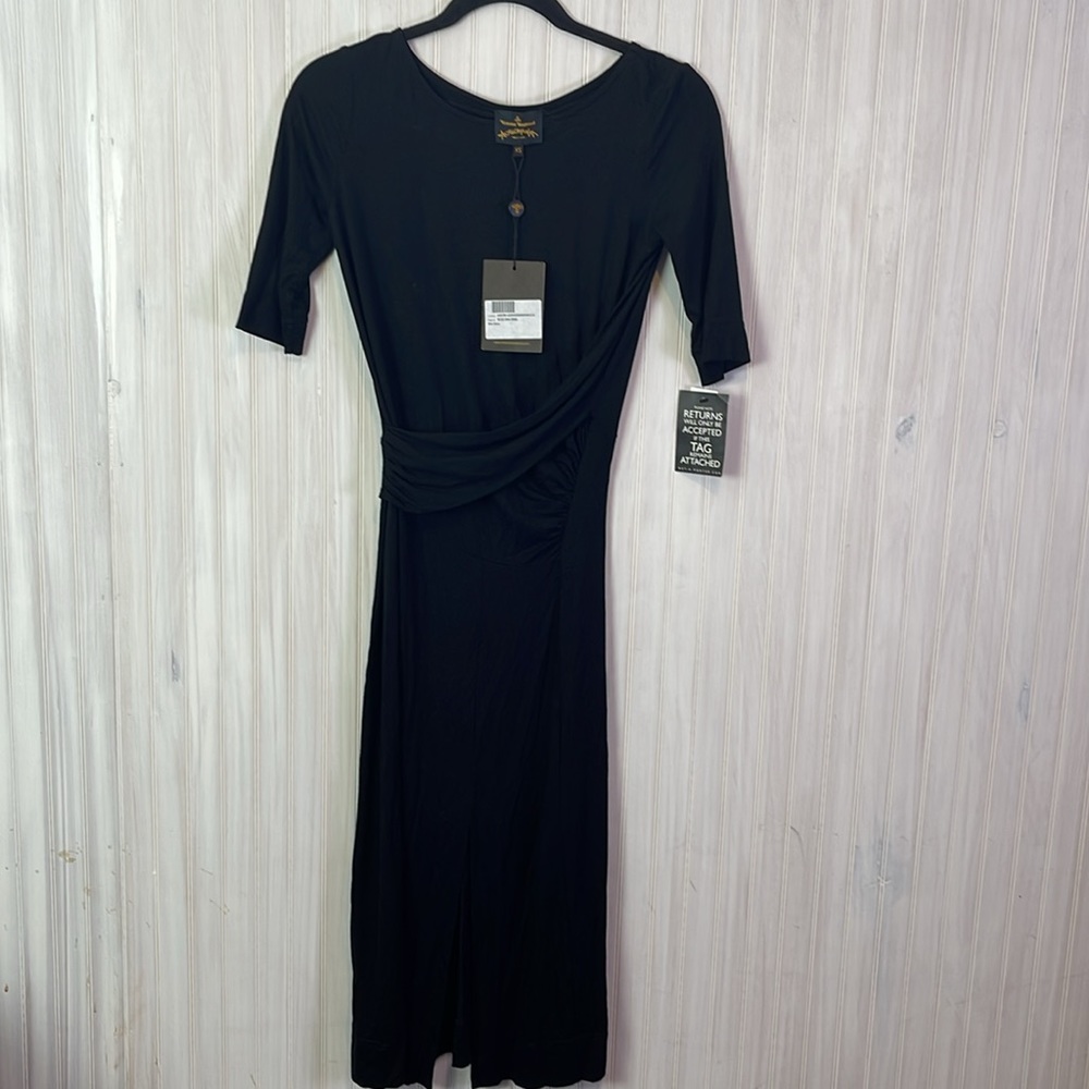 VIVIENNE WESTWOOD ANGLOMANIA JERSEY SIHU DRESS XS - Picture 2 of 11